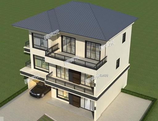 新中式三層別墅設計圖，外觀獨特，配色新穎，江西的老表搶著要建一棟。