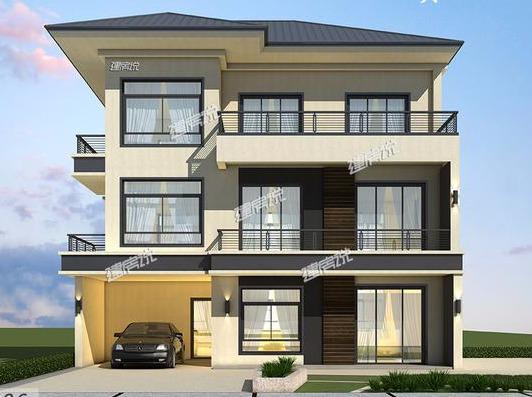 新中式三層別墅設計圖，外觀獨特，配色新穎，江西的老表搶著要建一棟。