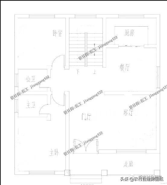占地110平三款農村自建房，外觀舒適大氣，室內布局也是好戶型，造價也不高。