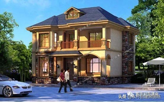 占地110平三款農村自建房，外觀舒適大氣，室內布局也是好戶型，造價也不高。