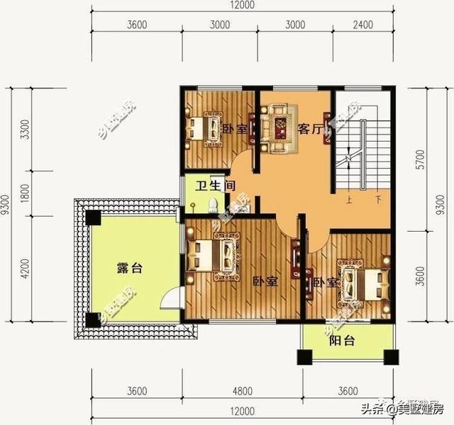 復(fù)古別致三層農(nóng)村樓房設(shè)計(jì)圖，28萬(wàn)就能蓋，城里人看了都羨慕。