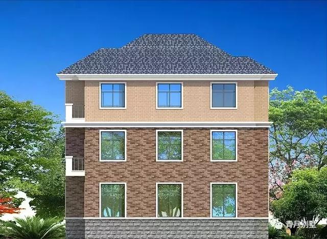 占地131平三層小別墅設計圖，時尚亮麗，帶大露臺，非常實用。