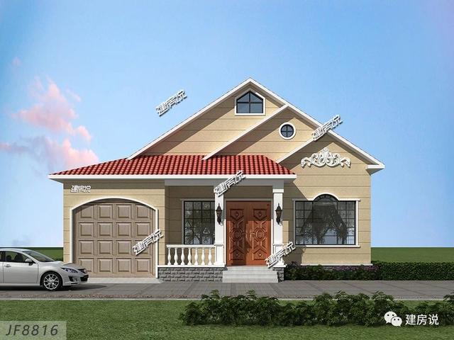 占地149平實用兩層別墅設計圖，造型獨特，26萬拿下，村里人人都來串門。