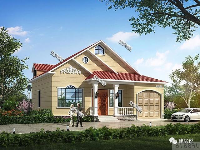 占地149平實用兩層別墅設計圖，造型獨特，26萬拿下，村里人人都來串門。