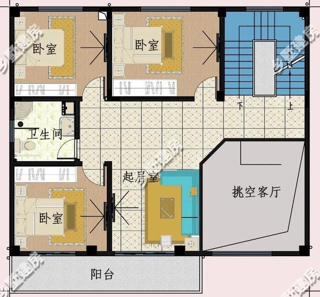 三層現代風農村自建別墅，主體造價只要36萬元，鄰居們都來串門。