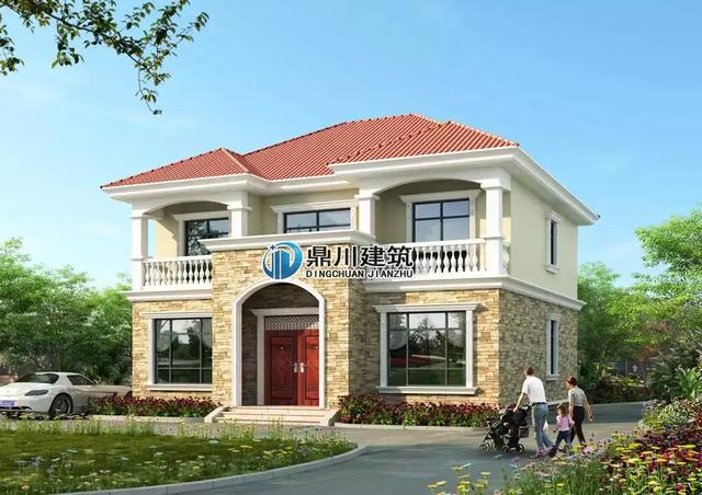 經濟實用的二層鄉村別墅設計圖，4款案例，供你參考。