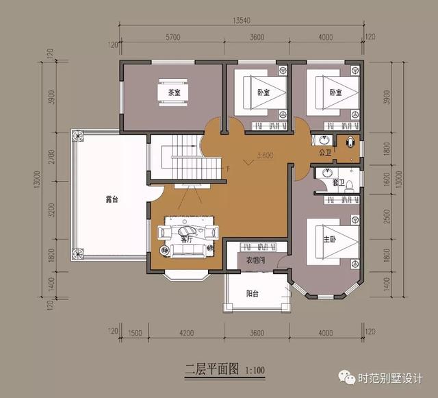 二層鄉村歐式小樓設計圖，溫馨舒適，帶車庫，方便出行。