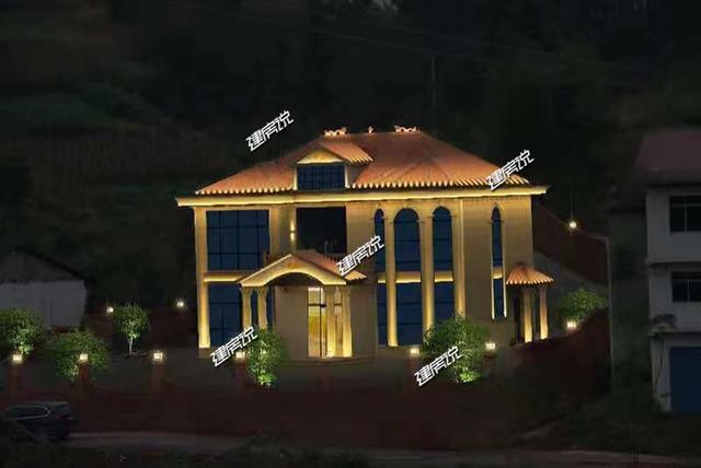 占地147平方米的二層鄉(xiāng)村小樓設計圖，花20多萬就能建成！