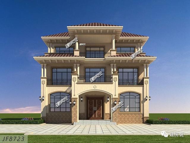 湖南李總私人定制三層別墅設計圖，經典耐看，新年建新房選這款戶型錯不了。