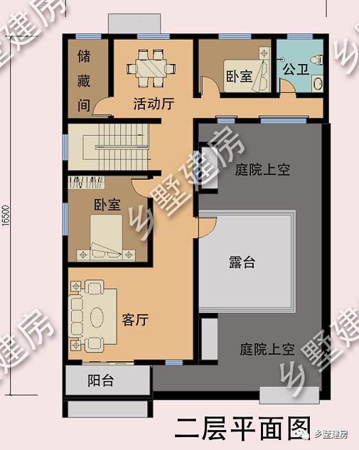 新中式二層小樓設計圖，帶車庫，設計新穎，經濟實用，看完，你就信服了！