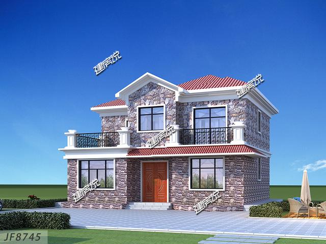 兩兄弟建雙排別墅設計圖，鄰居看了都羨慕。