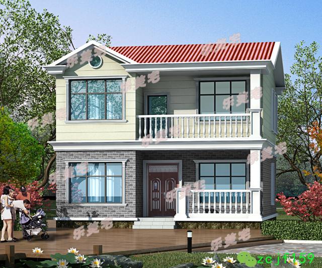 2款占地100平以內(nèi)的二層自建房設(shè)計圖，宅基地小但住著寬敞。