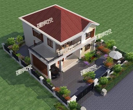 3套漂亮實用的農(nóng)村二層別墅設(shè)計圖，溫馨舒適，蓋好絕對成村里一直花！