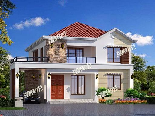 3套漂亮實用的農(nóng)村二層別墅設(shè)計圖，溫馨舒適，蓋好絕對成村里一直花！