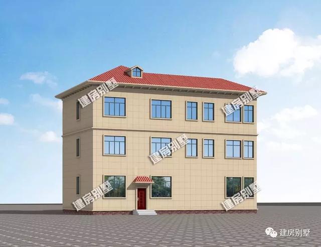 帶堂屋設計的農村豪華住宅，一輩子就建一棟就夠了。