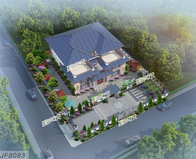 新中式庭院別墅，在農村非常的受歡迎，讓人一眼就喜歡上！