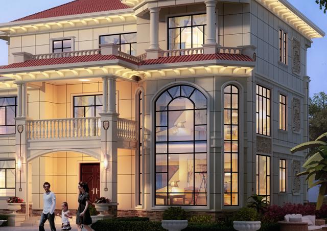 在農村建一棟三層豪宅別墅，別提有多少人羨慕了，真是給家族長臉！