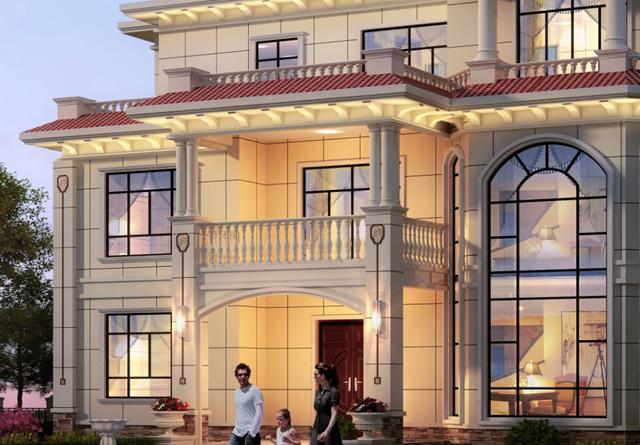 在農村建一棟三層豪宅別墅，別提有多少人羨慕了，真是給家族長臉！