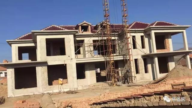 25m×11m二層歐式別墅設計圖，大氣時尚，帶實拍效果圖和圖紙。