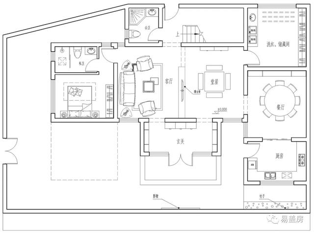 15.9m×11.2m三層新中式別墅，56萬建成，過起了江南鄉(xiāng)村生活。