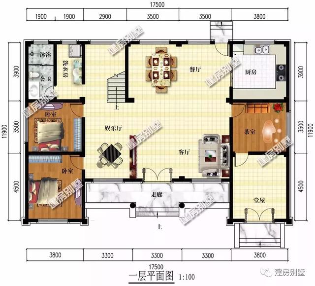 兩款大面寬尺寸的二層農村自建房，都帶堂屋設計，既漂亮和實用，大家都喜歡。