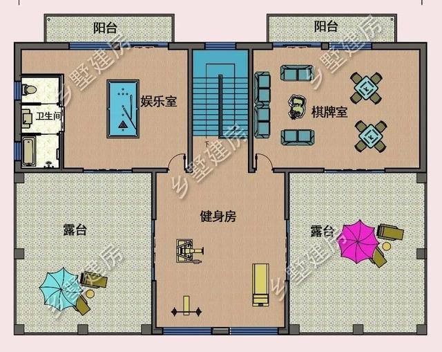 現代的歐式三層大自建別墅設計圖，大氣時尚，看一眼就非常喜歡。