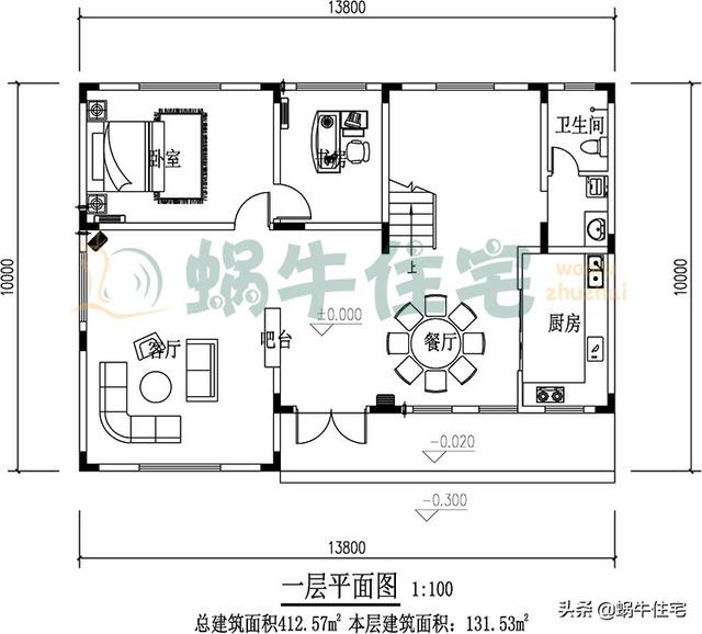 三層現代平屋頂別墅設計圖，簡單實用，人人都喜歡。