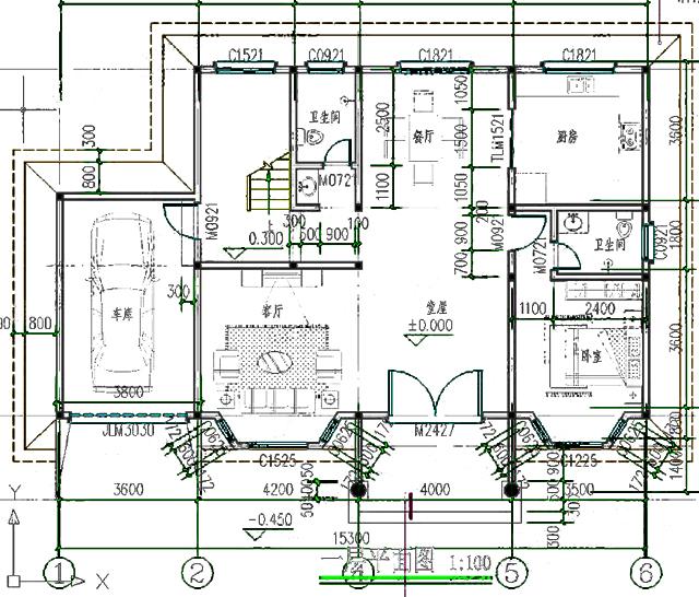 3棟帶車庫(kù)且風(fēng)格也相同的三層別墅，大氣簡(jiǎn)約，你更喜歡哪一款呢？