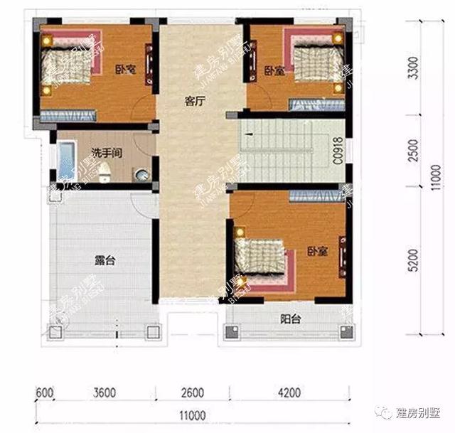 兩款面寬一樣的三層農村自建房，花個30萬建一棟，以后就是享受一輩子了。