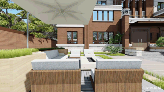 兄弟雙拼合建新中式雙拼別墅，造型新穎大氣，平面布局合理，全村上下沒有人不羨慕。