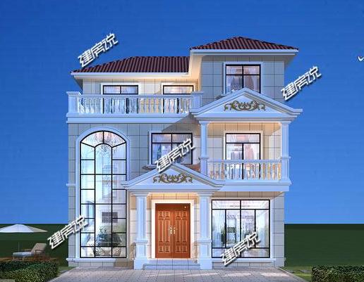 漂亮的三層歐式獨棟別墅，是我見過農村最漂亮的，很值得建一棟。