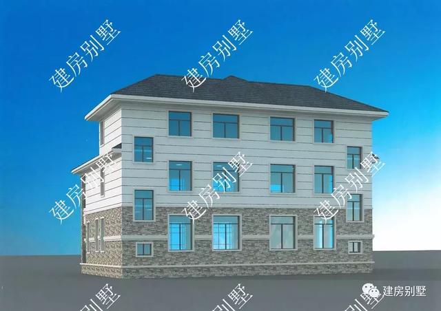 17×10.8三層兄弟雙拼別墅設計圖，回老家建房子就建雙拼的，感情才能更好。