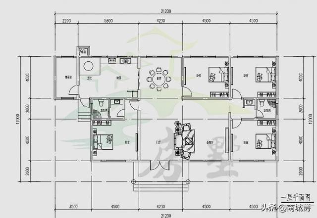農村一層歐式別墅設計圖，清爽又不失大氣，經濟又實用，你應該擁有一套。