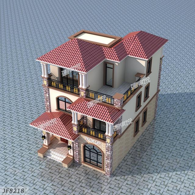 占地102平的三層別墅設計圖，只要20萬就能建成，不容錯過。