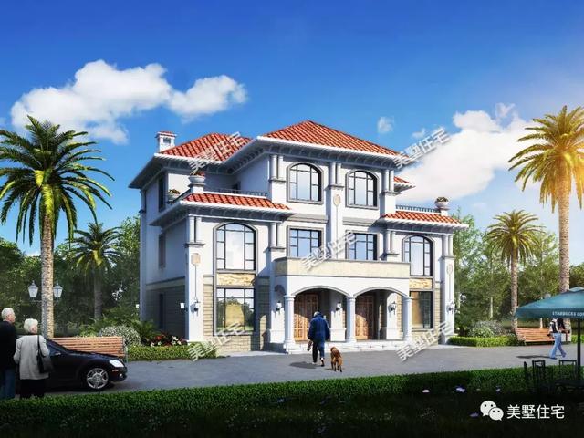 占地188平的三層雙拼別墅設計圖，經濟實用，十里八鄉都來夸。