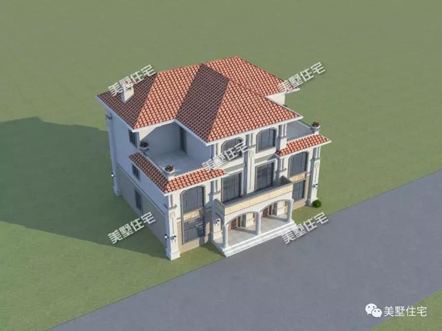 占地188平的三層雙拼別墅設計圖，經濟實用，十里八鄉都來夸。