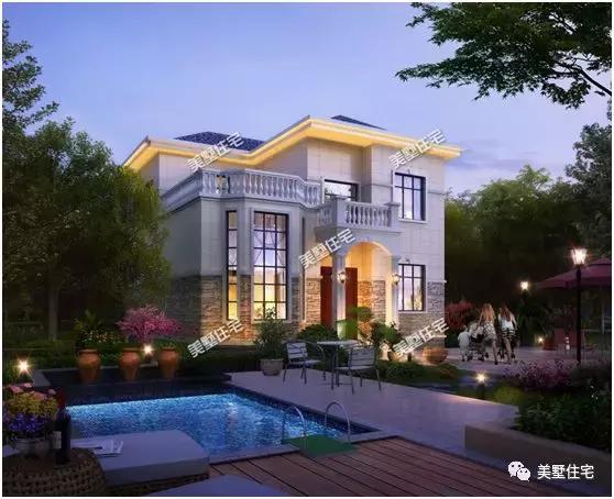 8款小開間8米的農村別墅設計圖，款款精致，別有韻味。