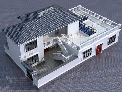 女婿花了幾十萬給兩老蓋了棟漂亮的房子，臉上可有光了。