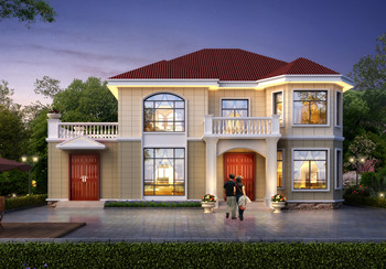 180平米農村二層小別墅設計圖，外觀漂亮，帶露臺