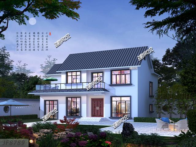 新中式二層別墅，美觀又接地氣，恬靜、淡然，美好至極！