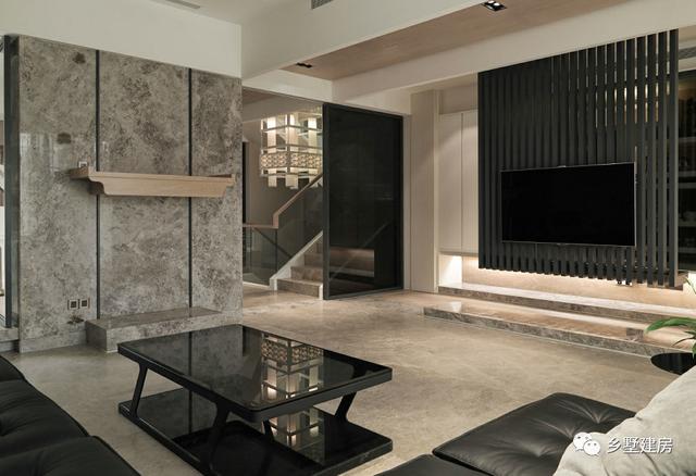 17.74X11.54米新中式二層別墅設計圖，帶泳池+庭院+露臺。