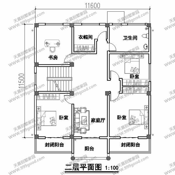 3款平屋頂設(shè)計(jì)的三層別墅設(shè)計(jì)圖，漂亮實(shí)用還洋氣，第1棟帶地下室。
