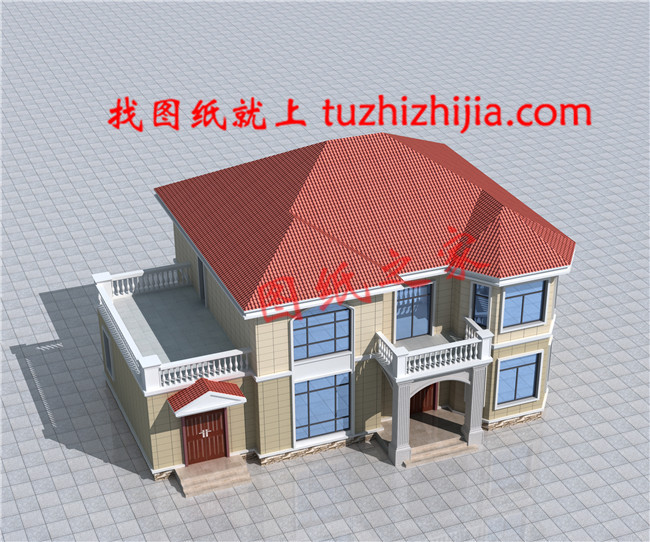 180平米農村二層小別墅設計圖，外觀漂亮，帶露臺