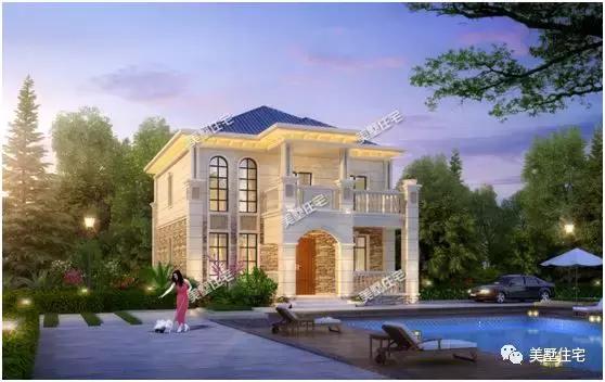 5款造價20來萬的二層農村自建房，別墅方正實用造價低，比城里買房劃算多了。