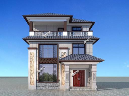 2026新穎三層中式豪宅別墅設(shè)計圖，占地90平米，真是一級棒！