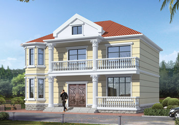 簡簡單單的二層樓房的設計圖，24萬就能搞定