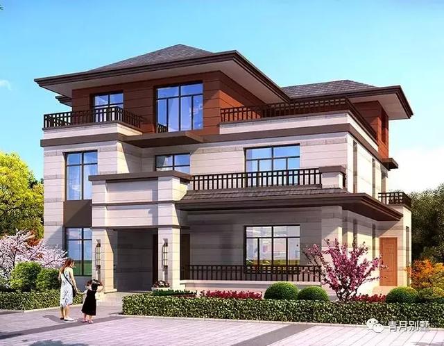 占地161平三層新中式別墅設計圖，優雅大氣，這款小別墅真的不容錯過。