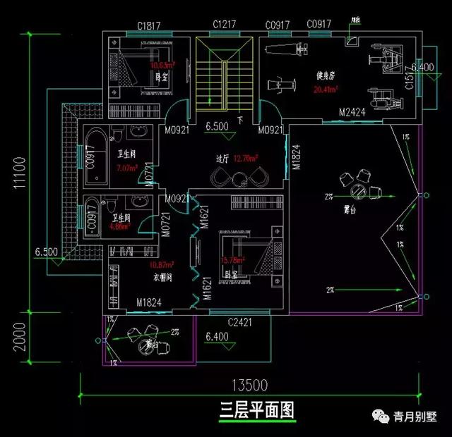 占地161平三層新中式別墅設計圖，優雅大氣，這款小別墅真的不容錯過。
