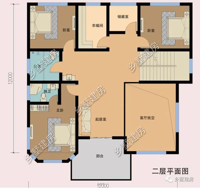 帶半地下室的三層簡歐農(nóng)村別墅，戶型方正，典雅大氣，豪華到令人窒息！