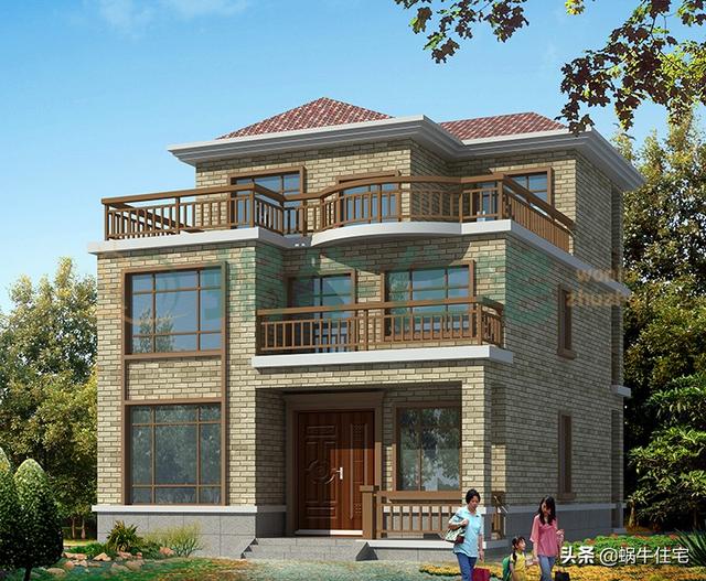 經(jīng)濟實用的三層新中式別墅，簡約實用，越看越有味道，全家人都喜歡